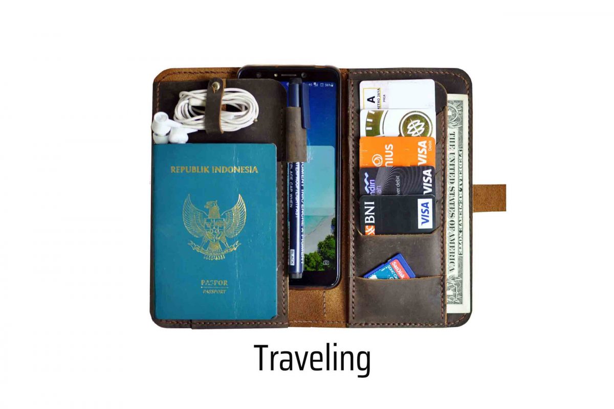 walklo leather - wallet, organizer, and bag for traveling