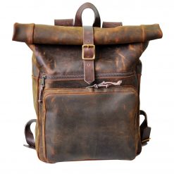 walklo leather daily rolltop front