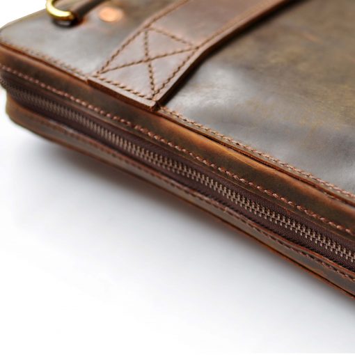Leather Computer Bag for Macbook Pro 13" & Ipad Pro 12.9" - Image 6